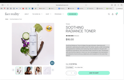 SOOTHING RADIANCE TONER
